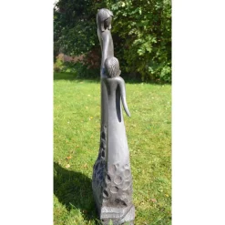 Statues & Sculptures Modern-Loving Mother Modern Poly Resin Garden Statue