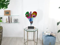 Statues & Sculptures Table Top|Abstract-Lucid Visage 59cm Abstract Metal Indoor Sculpture