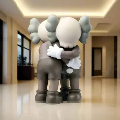 Statues & Sculptures Figurative|Floor Standing-Lucify Affection 135cm Brown Resin Indoor Sculpture