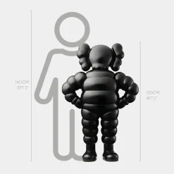 Statues & Sculptures Figurative|Floor Standing-Lucify Bounce 130cm Black Resin Indoor Sculpture