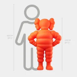 Statues & Sculptures Figurative|Floor Standing-Lucify Bounce 130cm Orange Resin Indoor Sculpture