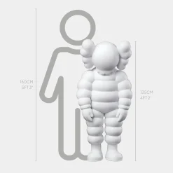 Statues & Sculptures Figurative|Floor Standing-Lucify Bounce 135cm White Resin Indoor Sculpture