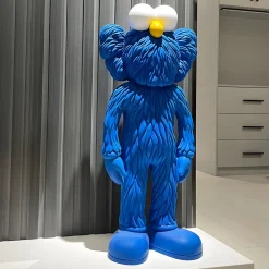 Statues & Sculptures Figurative|Floor Standing-Lucify Fuzz 135cm Blue Resin Indoor Sculpture