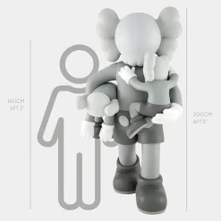 Statues & Sculptures Giant|Figurative-Lucify Go 200cm Grey Resin Indoor Sculpture