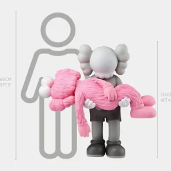 Statues & Sculptures Figurative|Floor Standing-Lucify Guardian 135cm Pink Resin Indoor Sculpture