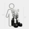 Statues & Sculptures Figurative|Floor Standing-Lucify Hide 135cm Black & White Resin Indoor Sculpture