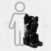 Statues & Sculptures Figurative|Floor Standing-Lucify Hide 130cm Black Resin Indoor Sculpture