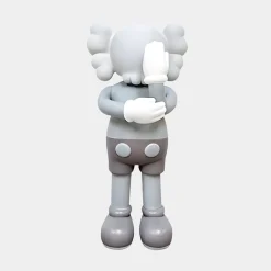 Statues & Sculptures Figurative|Floor Standing-Lucify Motion 70cm Grey Resin Indoor Sculpture v4