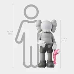 Statues & Sculptures Figurative|Floor Standing-Lucify Playtime 130cm Grey Resin Indoor Sculpture