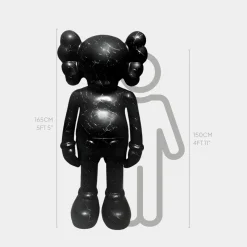 Statues & Sculptures Giant|Figurative-Lucify Seek 170cm Black Resin Indoor Sculpture