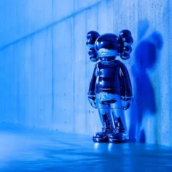 Statues & Sculptures Figurative|Floor Standing-Lucify Seek 135cm Blue Resin Indoor Sculpture