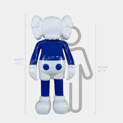 Statues & Sculptures Giant|Figurative-Lucify Seek 170cm Deep Blue Resin Indoor Sculpture