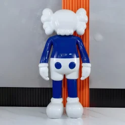 Statues & Sculptures Figurative|Floor Standing-Lucify Seek 135cm Deep Blue Resin Indoor Sculpture