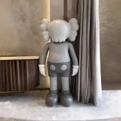 Statues & Sculptures Figurative|Floor Standing-Lucify Seek 135cm Grey Resin Indoor Sculpture