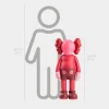 Statues & Sculptures Figurative|Floor Standing-Lucify Seek 100cm Red Resin Indoor Sculpture