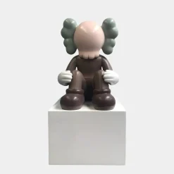 Statues & Sculptures Figurative|Floor Standing-Lucify Silence 92cm Brown Resin Indoor Sculpture