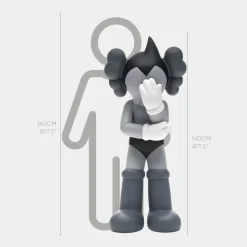 Statues & Sculptures Figurative|Floor Standing-Lucify Starboy 140cm Grey Resin Indoor Sculpture