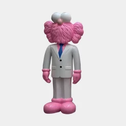 Statues & Sculptures Figurative|Floor Standing-Lucify Vogue 90cm Grey Resin Indoor Sculpture