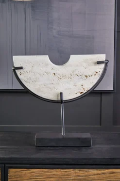 Statues & Sculptures Table Top|Abstract-Lunar Fragment 33cm Stone Indoor Sculpture