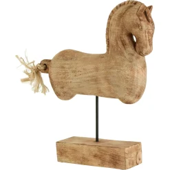 Statues & Sculptures Table Top|Animals-Majestic Horse 50cm Wood Indoor Statue