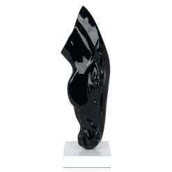 Statues & Sculptures Floor Standing|Animals-Majestic Horse Head 70cm Black Resin Indoor Sculpture