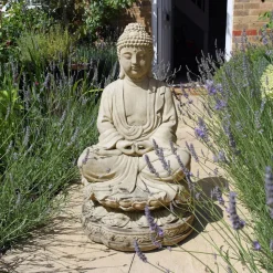Statues & Sculptures Buddha-Meditation Buddha Stone Garden Statue