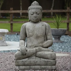Statues & Sculptures Buddha-Mega Buddha Stone Garden Statue