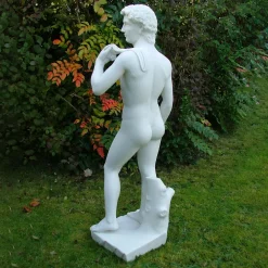 Statues & Sculptures Roman-Michelangelo David 85cm Marble Resin Garden Statue