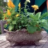 Statues & Sculptures Large|Round-Modena 26 Vase Stone Garden Planter