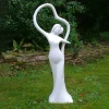 Statues & Sculptures Modern-Modern Romance 80cm Marble Resin Garden Statue