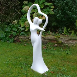 Statues & Sculptures Modern-Modern Romance 80cm Marble Resin Garden Statue