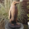 Statues & Sculptures Sealife-Monty the Penguin Stone Garden Ornament (Rust)