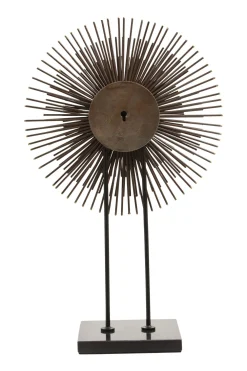 Statues & Sculptures Table Top|Abstract-Moonburst 49cm Metal Indoor Sculpture