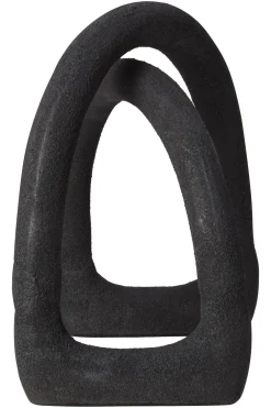 Statues & Sculptures Table Top|Abstract-Nightfall 21cm Black Metal Indoor Sculpture