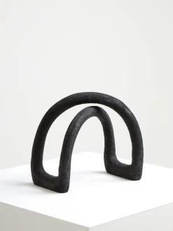 Statues & Sculptures Table Top|Abstract-Nightfall 21cm Black Metal Indoor Sculpture