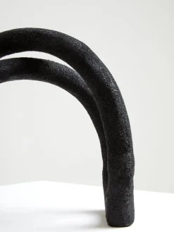 Statues & Sculptures Table Top|Abstract-Nightfall 21cm Black Metal Indoor Sculpture