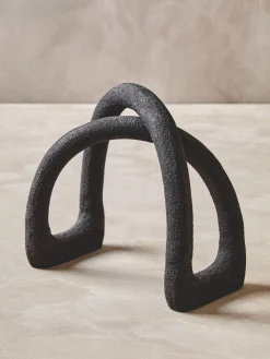Statues & Sculptures Table Top|Abstract-Nightfall 21cm Black Metal Indoor Sculpture