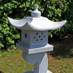 Statues & Sculptures Pagodas-One Tier Japanese Pagoda Lantern Granite Garden Ornament