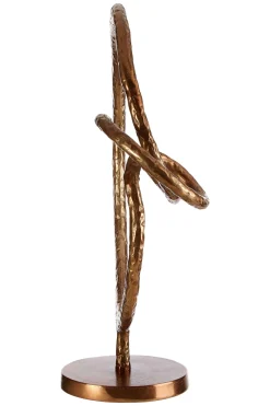 Statues & Sculptures Table Top|Abstract-Orbitus 52cm Bronze Metal Indoor Sculpture