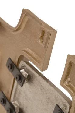 Statues & Sculptures Abstract|Wall Art-Organic Grid 31cm Metal Indoor Sculpture