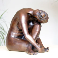 Statues & Sculptures Figurative|Table Top-Pause In The Dance Figurine Bronze Indoor Sculpture