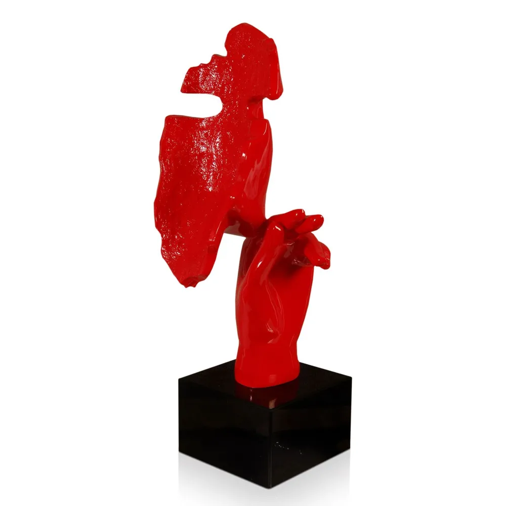 Statues & Sculptures Figurative|Table Top-Phantom Diva 45cm Red Resin Indoor Sculpture