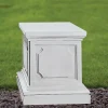 Statues & Sculptures Plinths & Pedestals-Plain 45cm Marble Resin Garden Pedestal