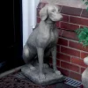 Statues & Sculptures Dogs-Pointer Dog Stone Garden Statue