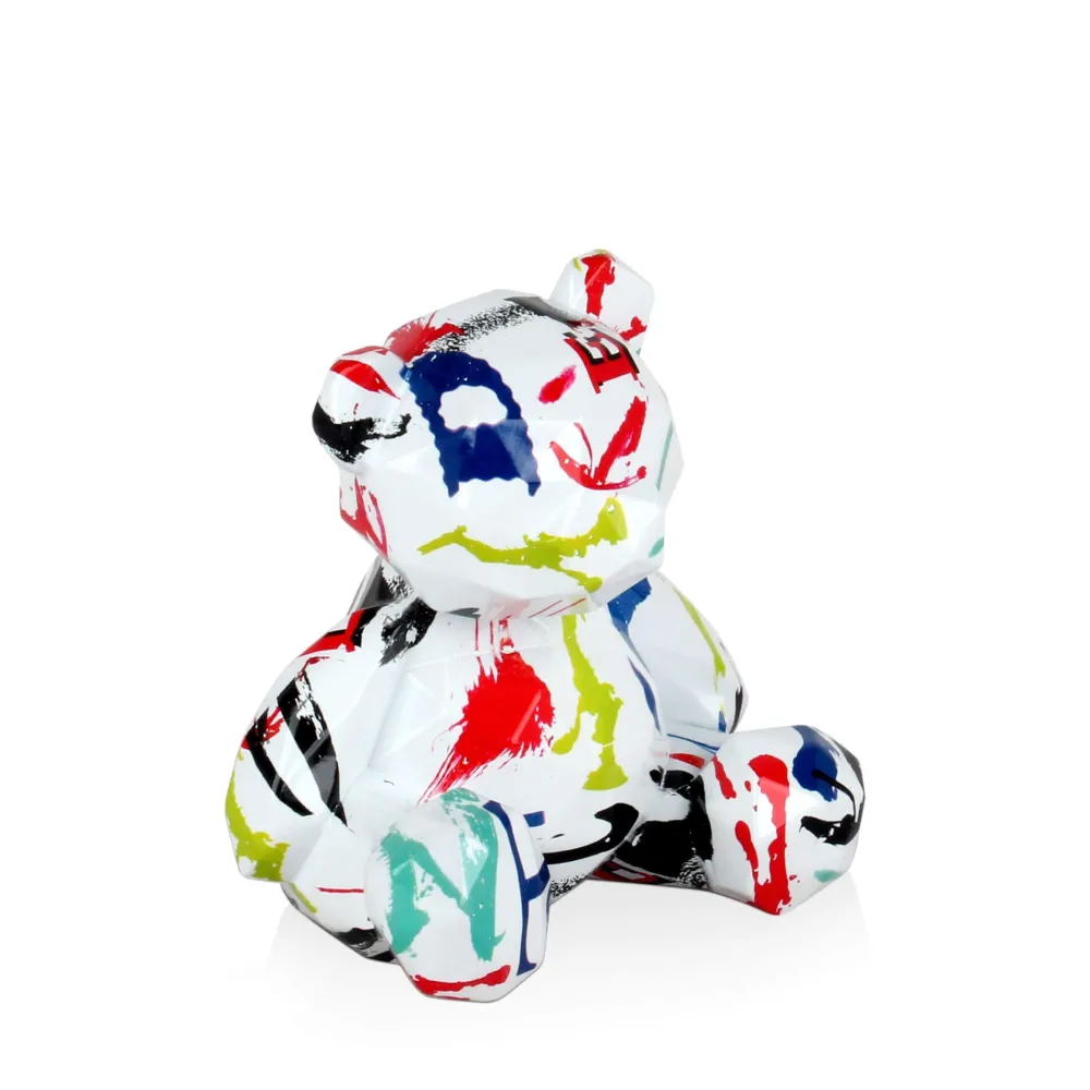 Statues & Sculptures Low Poly|Table Top-Polygon Bear 20cm Abstract Resin Indoor Sculpture