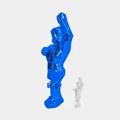 Statues & Sculptures Floor Standing|Animals-Polygon Gorilla 135cm Blue Resin Indoor Sculpture