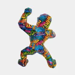 Statues & Sculptures Table Top|Floor Standing-Polygon Gorilla 50cm Pop Art Resin Indoor Sculpture