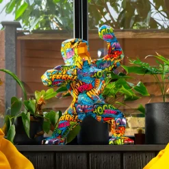 Statues & Sculptures Table Top|Floor Standing-Polygon Gorilla 50cm Pop Art Resin Indoor Sculpture