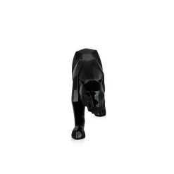 Statues & Sculptures Table Top|Low Poly-Polygon Panther 14cm Black Resin Indoor Sculpture