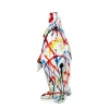 Statues & Sculptures Table Top|Low Poly-Polygon Penguin 50cm Multicoloured Resin Indoor Sculpture